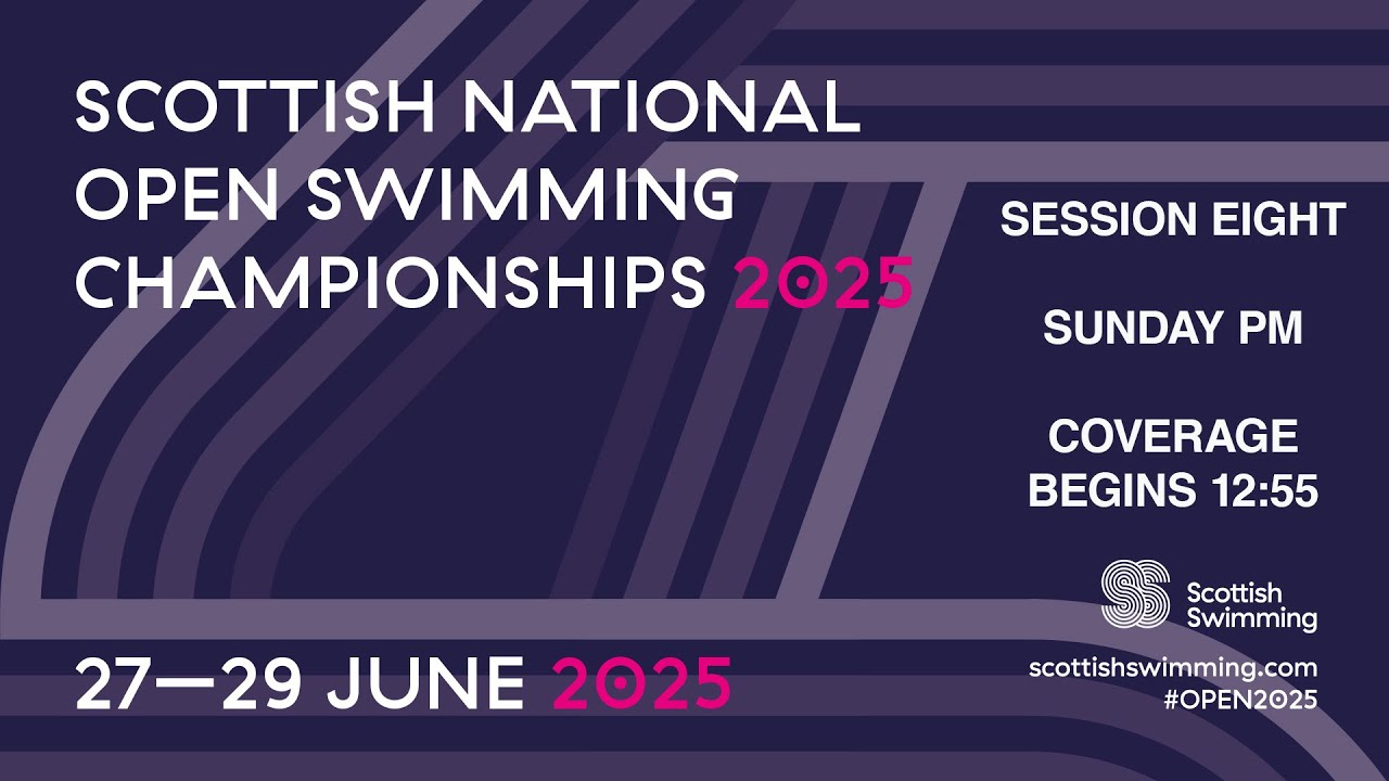 2025 Scottish National Open Swimming Championships - Session Eight - Sunday Afternoon
