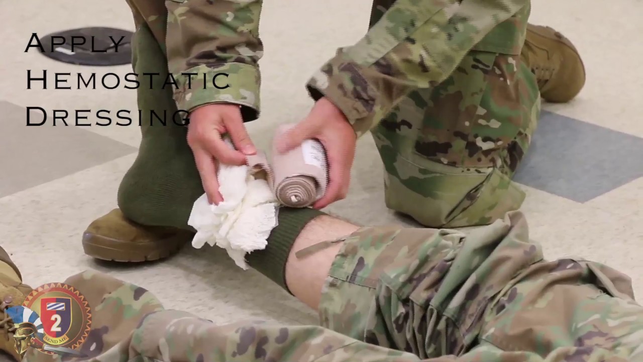 M13 Apply a Hemostatic Dressing