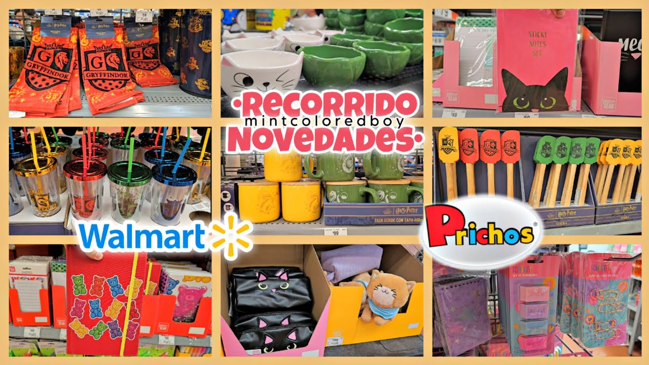 Recorrido en WALMART y PRICHOS Muchísimas Novedades Harry Potter, Regreso a Clases y Más ✨