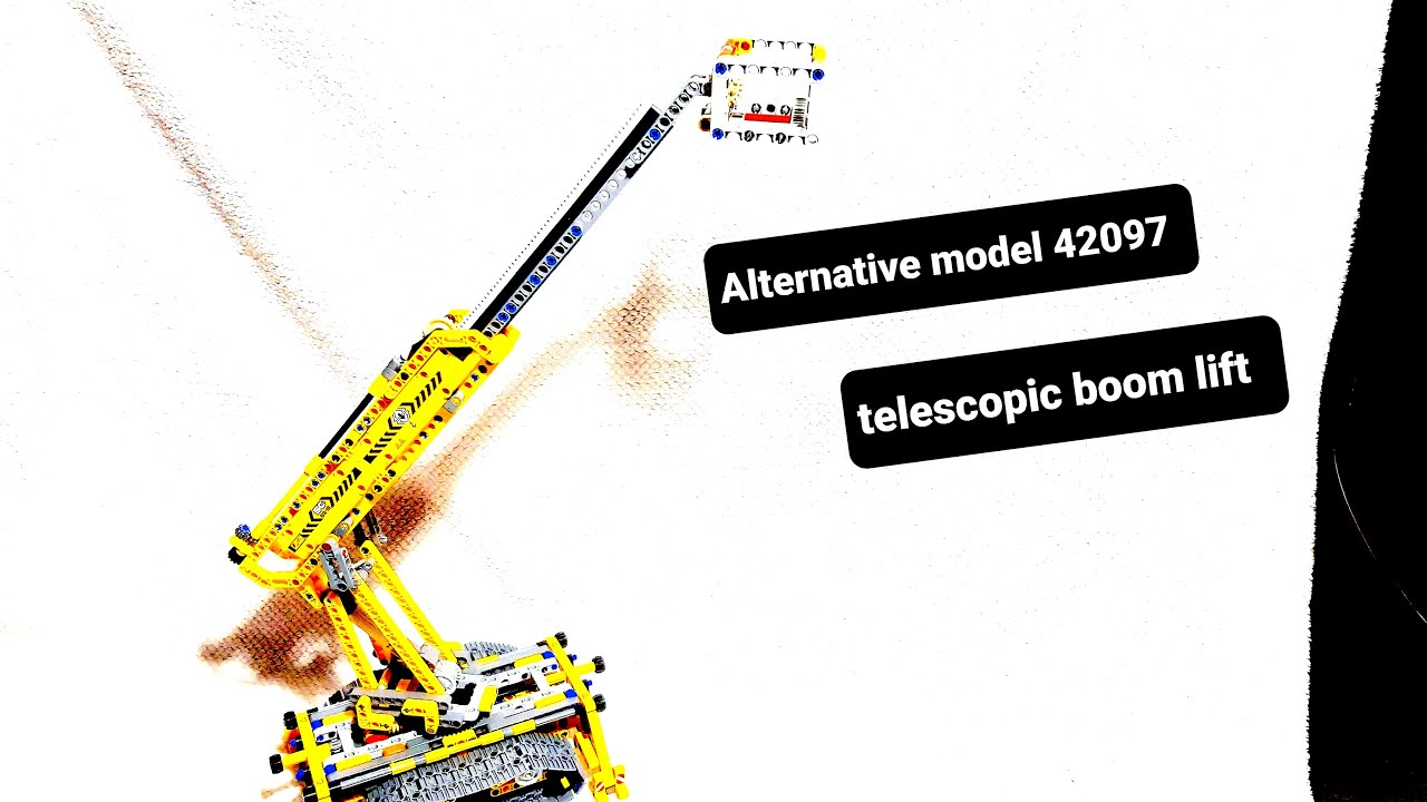 Lego telescopic boom lift - alternate model 42097