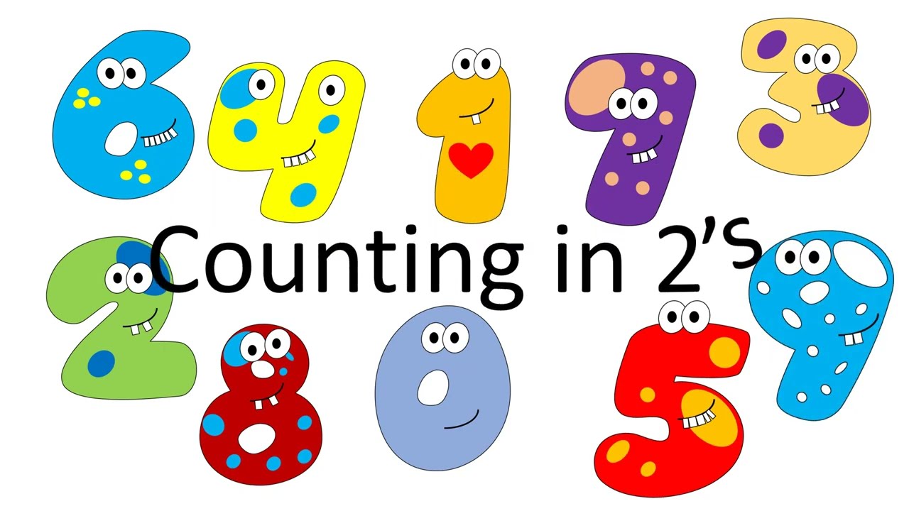 Numbers   Counting in 2's - Counting fun 2 4 6 8 10 Yippee