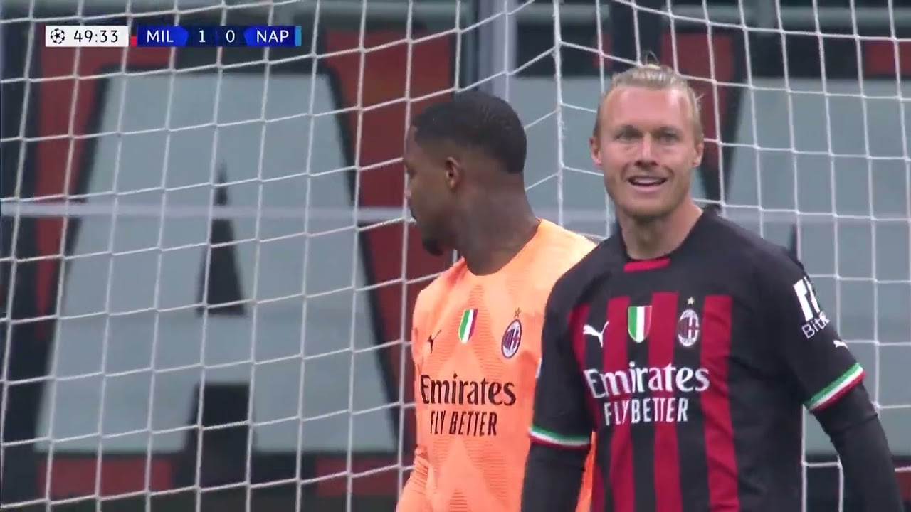 A.C. Milan 1-0 Napoli | UEFA Champions League QF Leg 1 Match HL