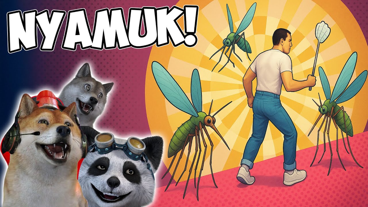 TRIO KOCAK JADI NYAMUK BERANTEM SAMA MANUSIA! - The Mosquito Gang