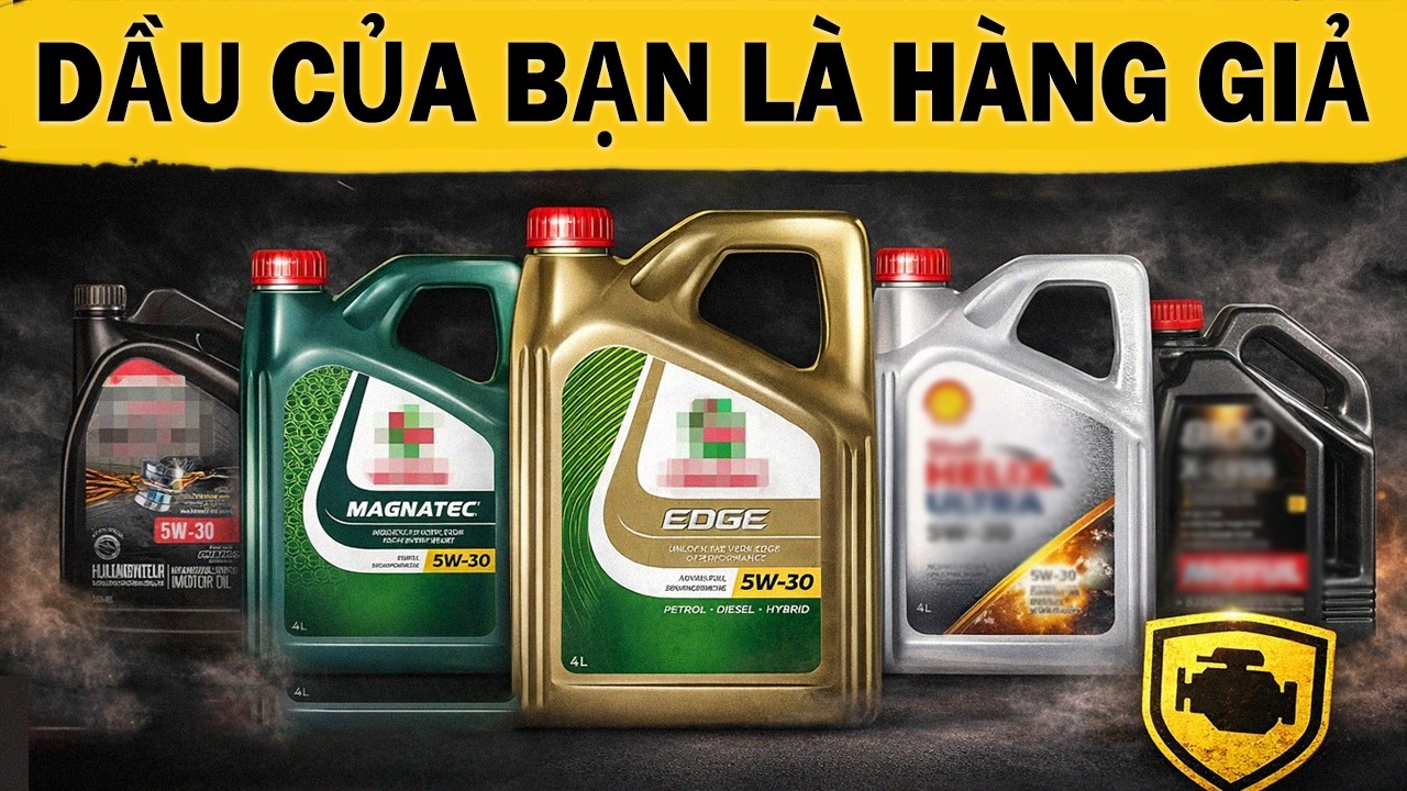 Làm Sao Biết Dầu Nhớt Của Bạn Là THẬT? Hầu Hết Tài Xế Không Hề Hay Biết