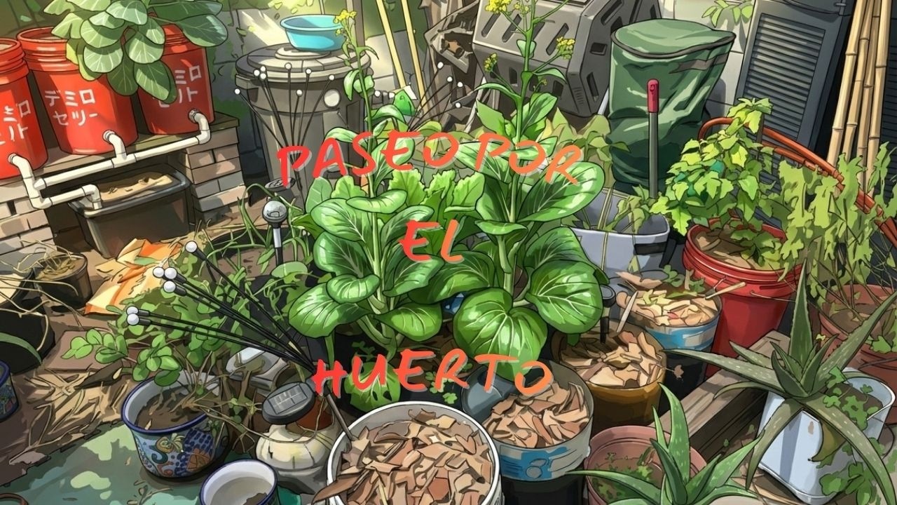 Paseo huerto de invierno y como hacer una escoba rustica