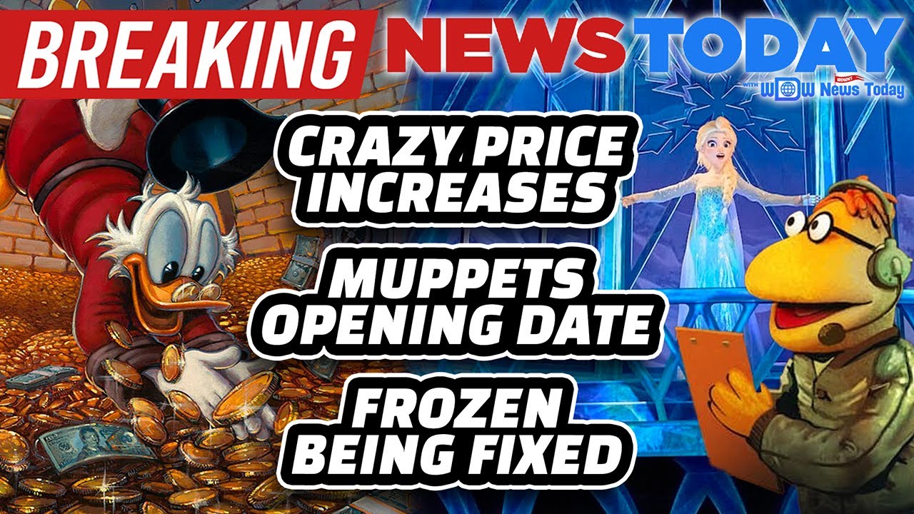 Disney World & Disneyland Ticket & Other Price Increases, Frozen Ride Animatronics Being Fixed