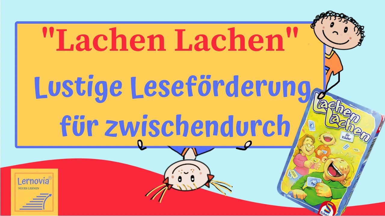 Lachen Lachen - Kleines Spiel für die Leseförderung zwischendurch