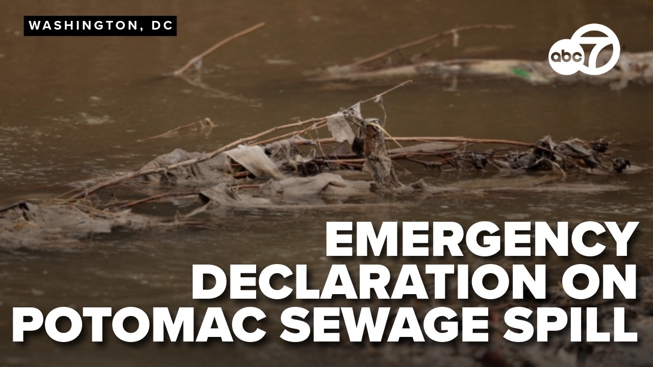 DC mayor calls for federal help in Potomac River sewage spill emergency