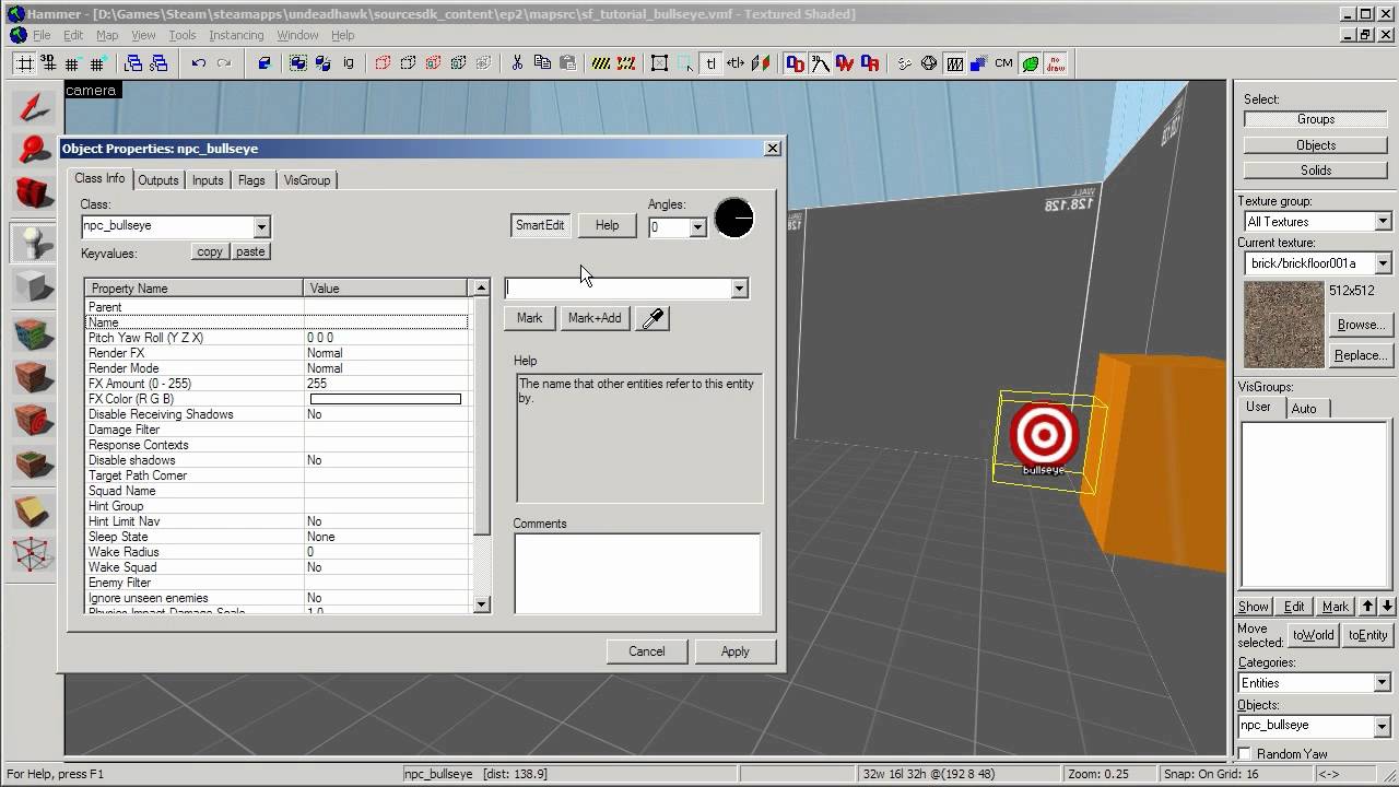 SF Hammer Tutorial - Bullseye
