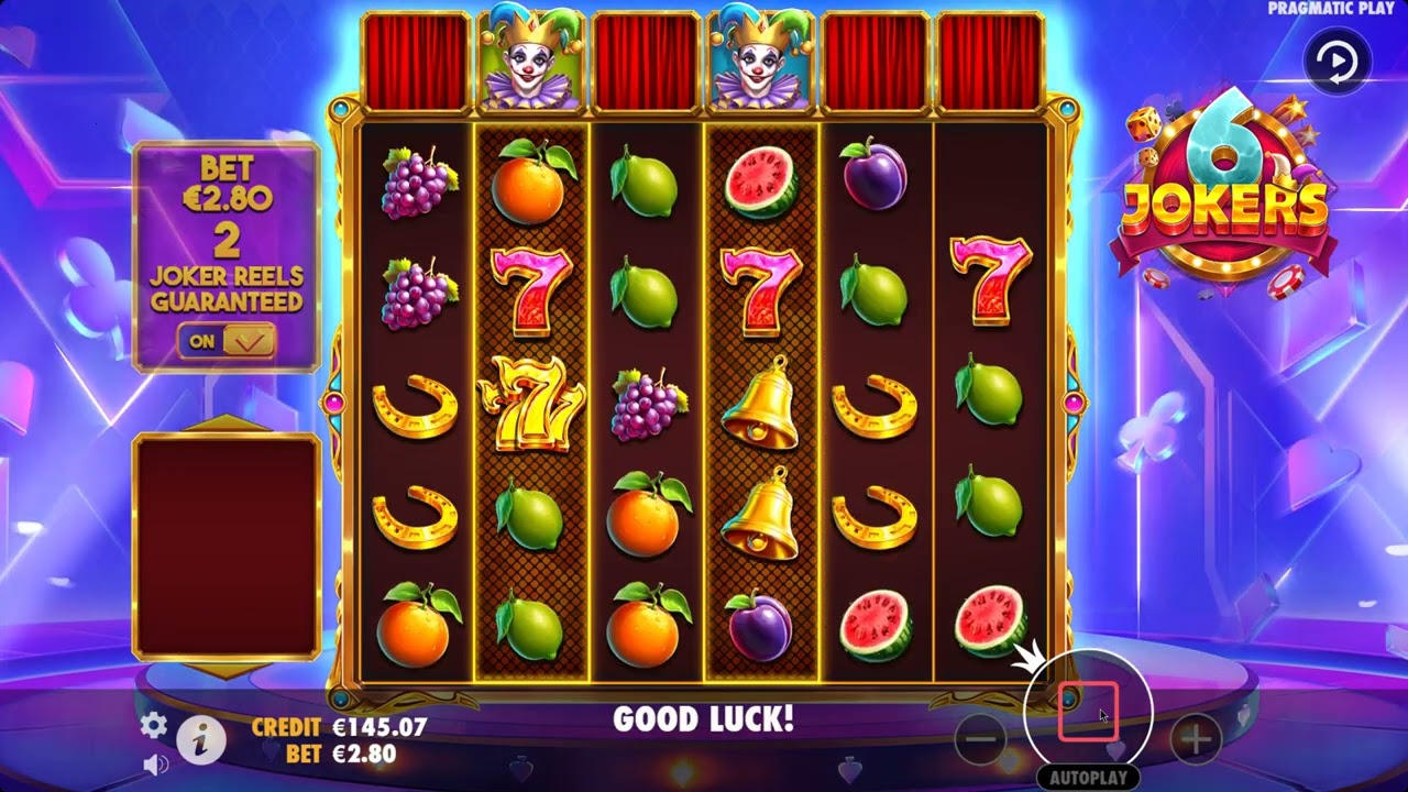 🎭 6 Jokers Slot – Pragmatic Play 🎰🔥 Ante Bet Levels, Wilds & Tumbling Reels! 💰 RTP: 96.55% 🎯