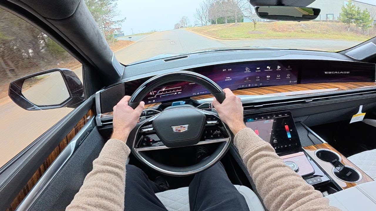 2025 Cadillac Escalade Sport Platinum: POV Drive, Walkaround and ASMR