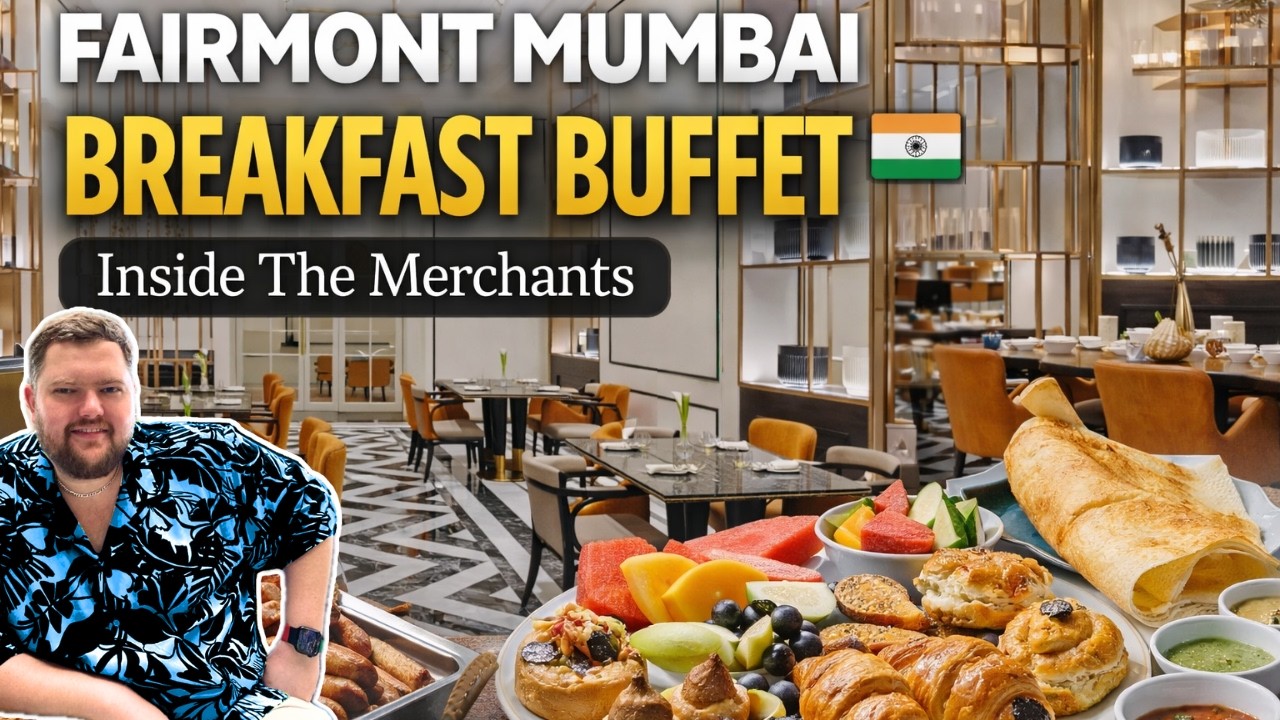 Fairmont Mumbai Breakfast Buffet 🇮🇳 | Inside The Merchants Restaurant