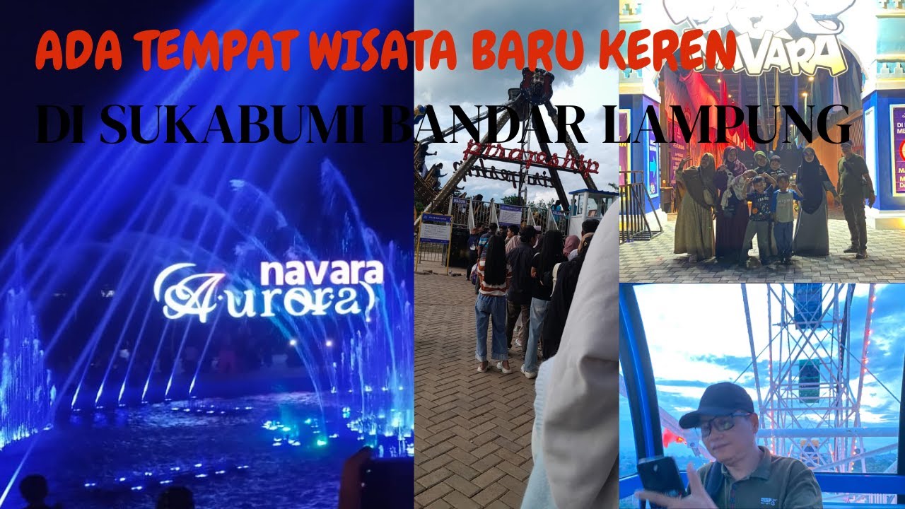 Indahnya NAVARA Wisata Baru di Bandar Lampung.#dronevideo #perjalanan #waterpark #travelling