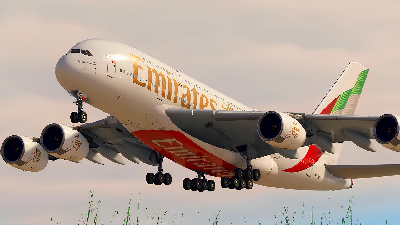 Emirates A380 | Bangalore to Dubai - Microsoft Flight Simulator 4K