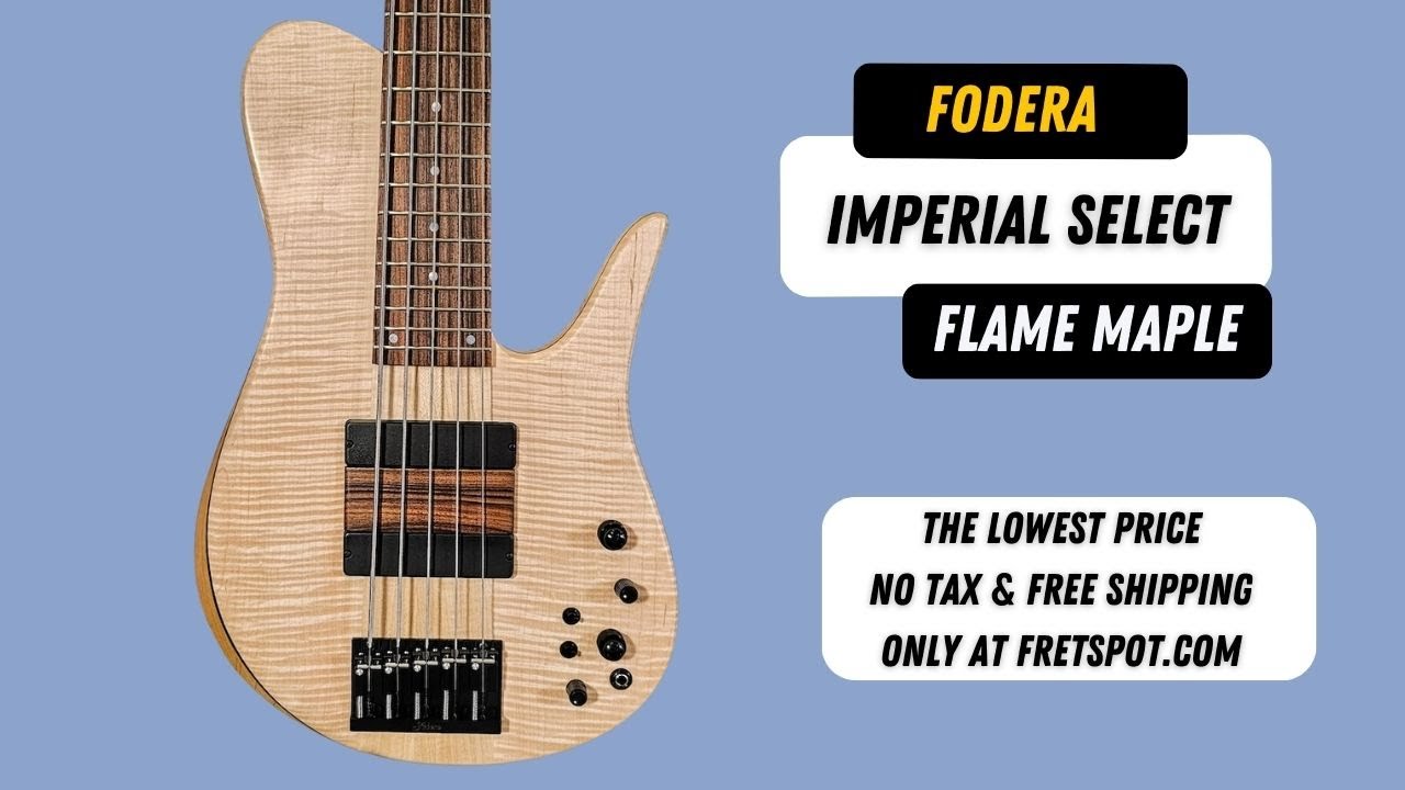 Fodera Imperial Select 5: The Bass That Sounds as Good as It Looks, and it Looks AMAZING!