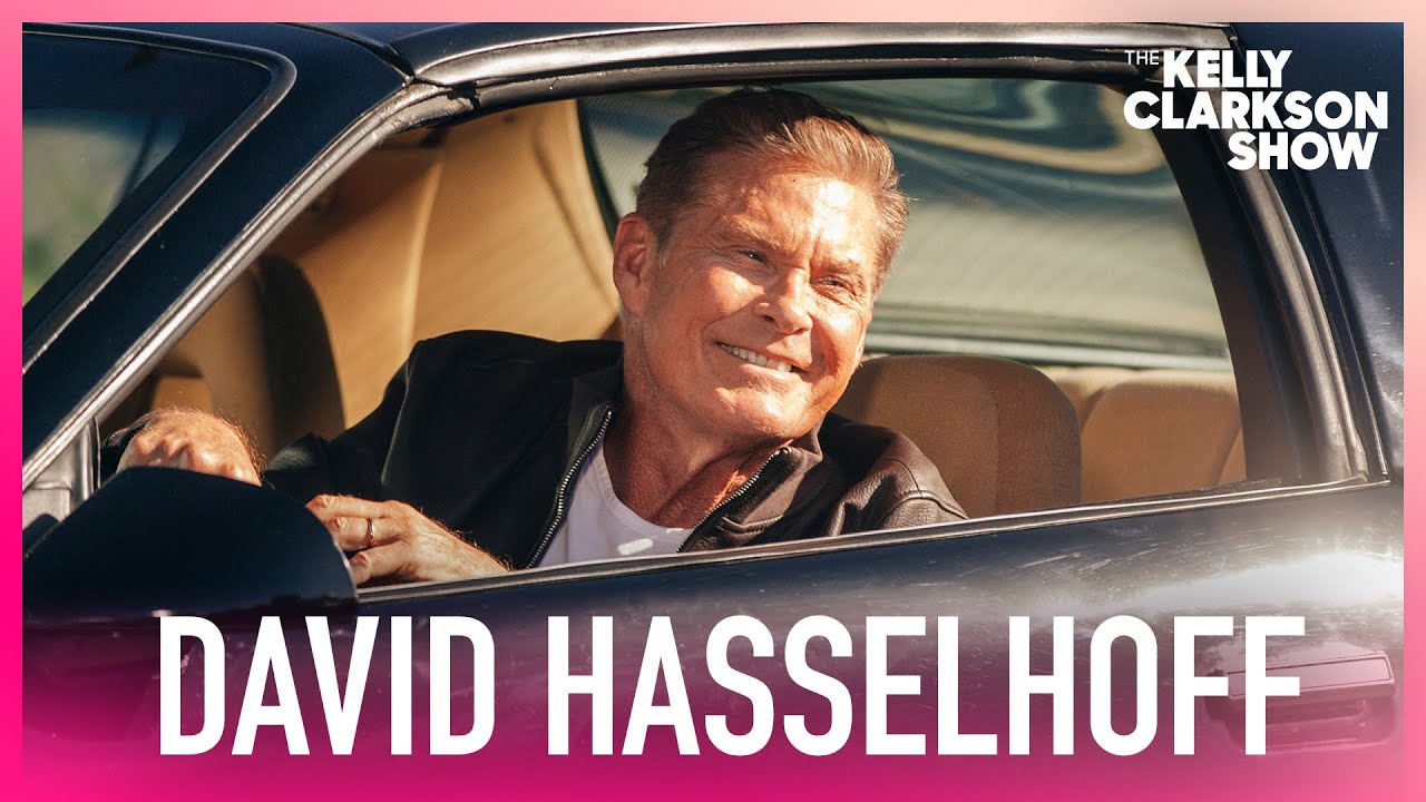 David Hasselhoff Pulls Up In K.I.T.T. Car From 