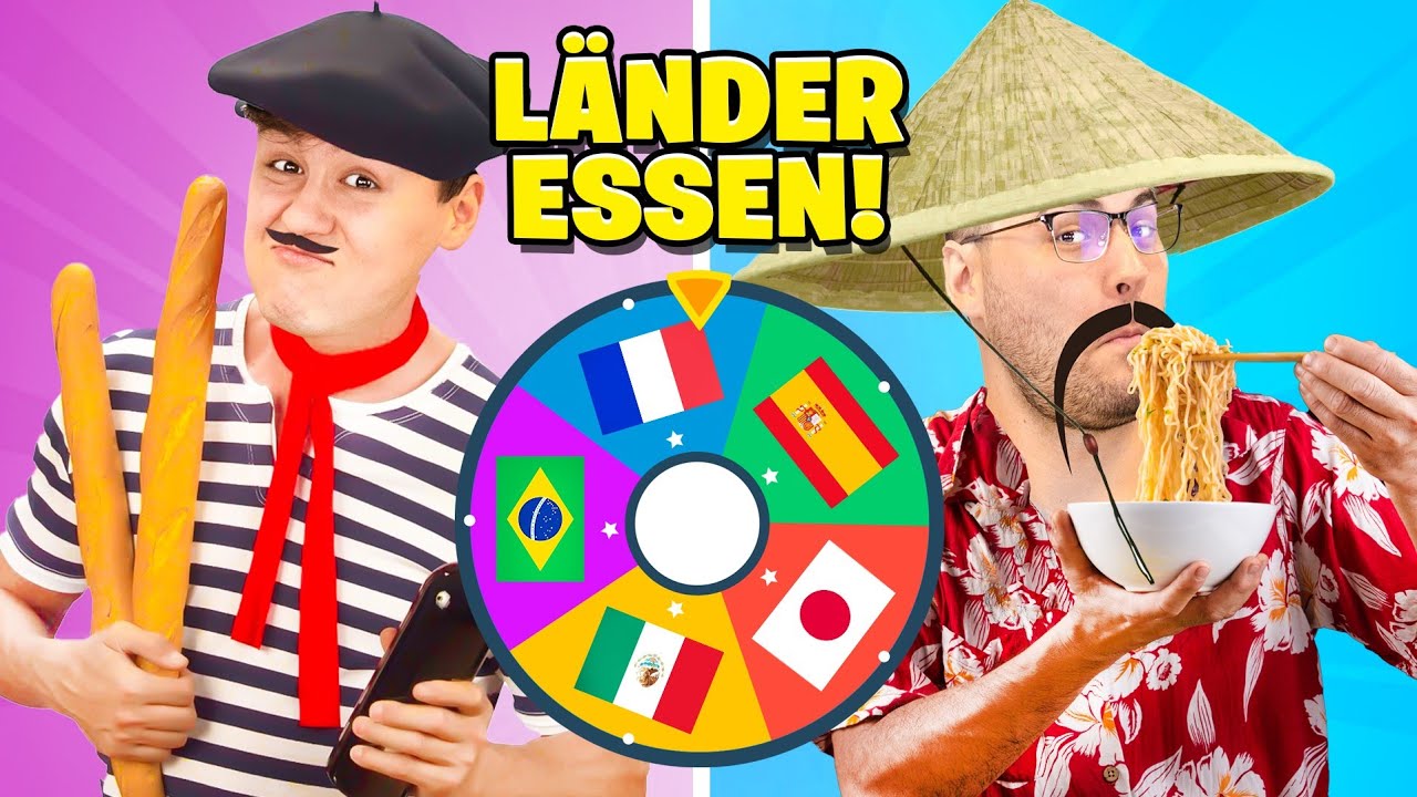 WIE SCHMECKT DIE WELT?! - LÄNDER ESSEN CHALLENGE!