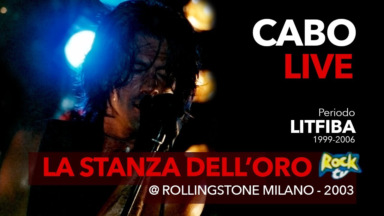 LITFIBA - La stanza dell'Oro ( Live al Rolling Stones di Milano Rock Tv 2003 )