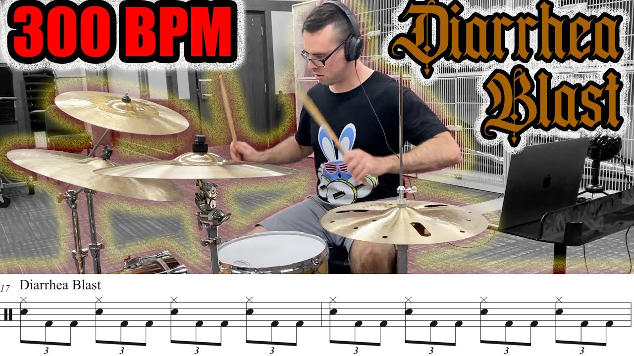Military Drummer tries BLAST BEATS for the first time
