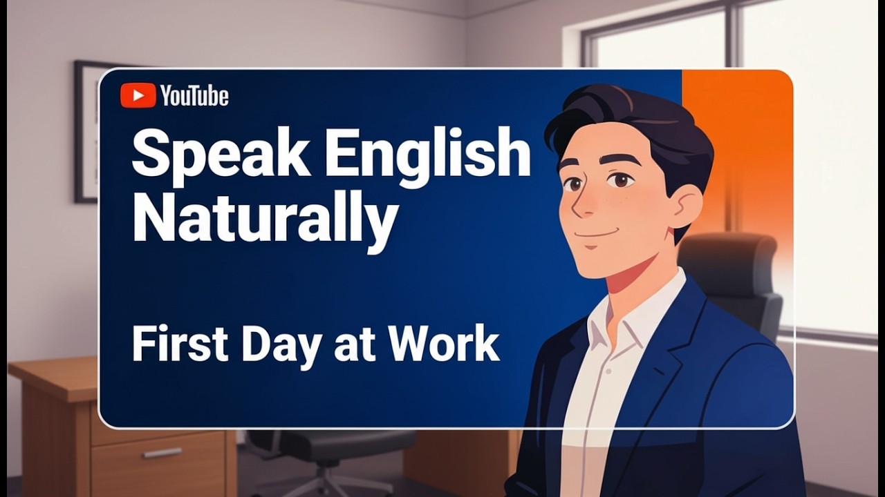 First Day at Work - Job Interview - Business English (Speak English Naturally)