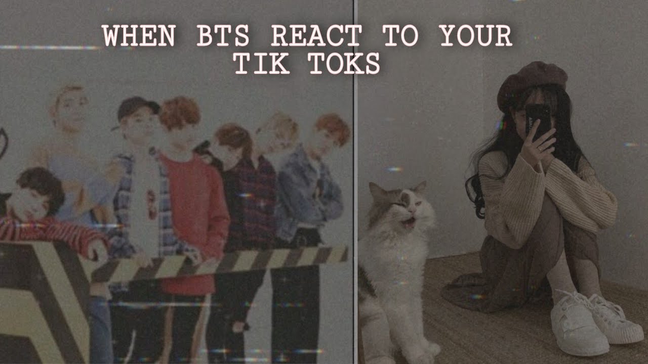 when bts react to your tik toks (suga as your boyfriend)