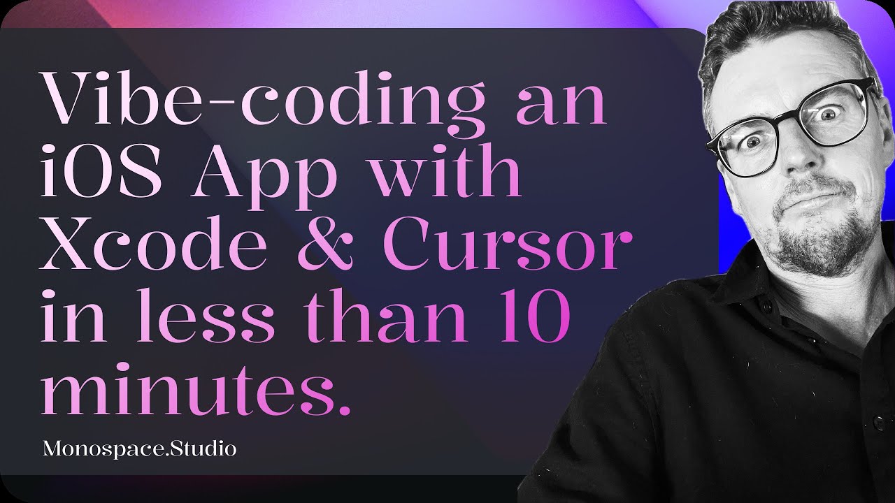Vibe-coding an iOS App MVP with Xcode & Cursor in less than 10 minutes