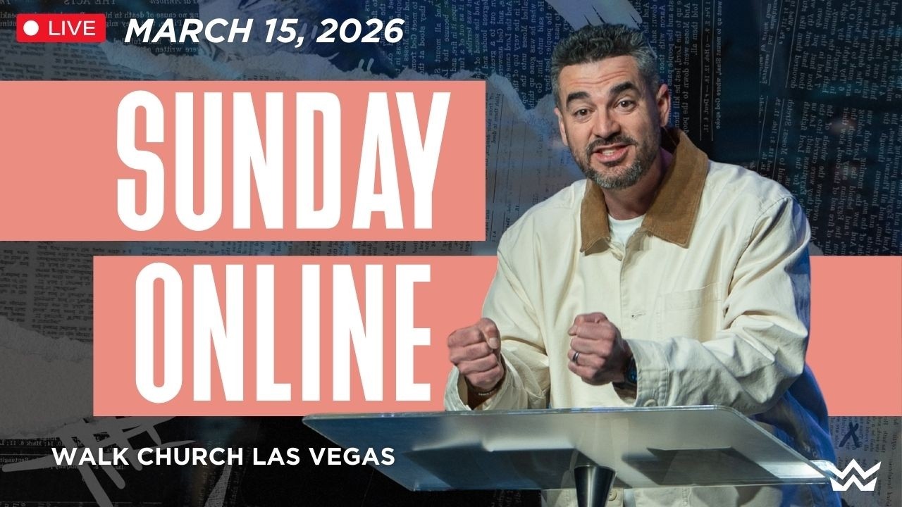 Join us LIVE at WALK Church (10:00AM) as we continue our study through JOHN! March 15, 2026