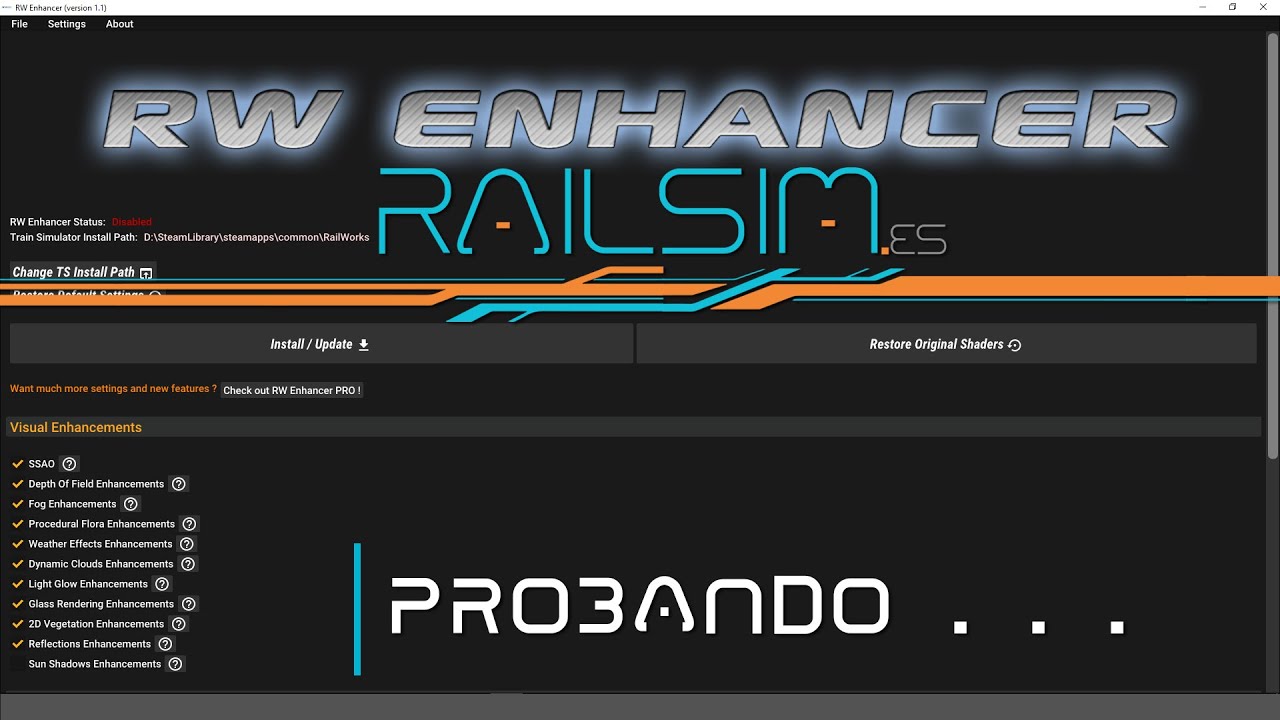 TS2022| Train Simulator 2022 | RW ENHANCER || Renfe || RAILSIM.ES ||