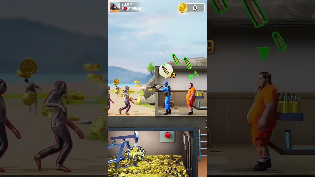 Last Fortress: Underground - Watch how this Fat man escapes 🤣🔥 #nextbigads #androidgames