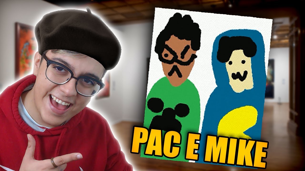 COMO DESENHAR O PAC E O MIKE!