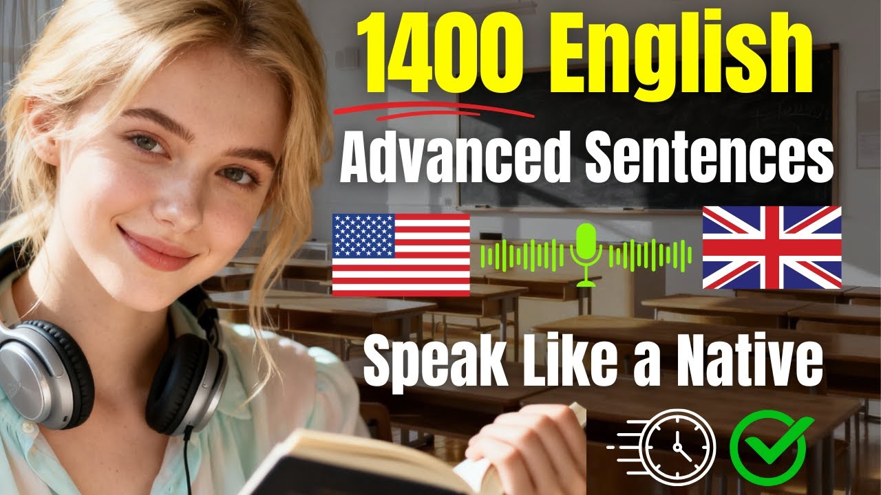 1400 Advanced English Sentences for Native-Level Speaking