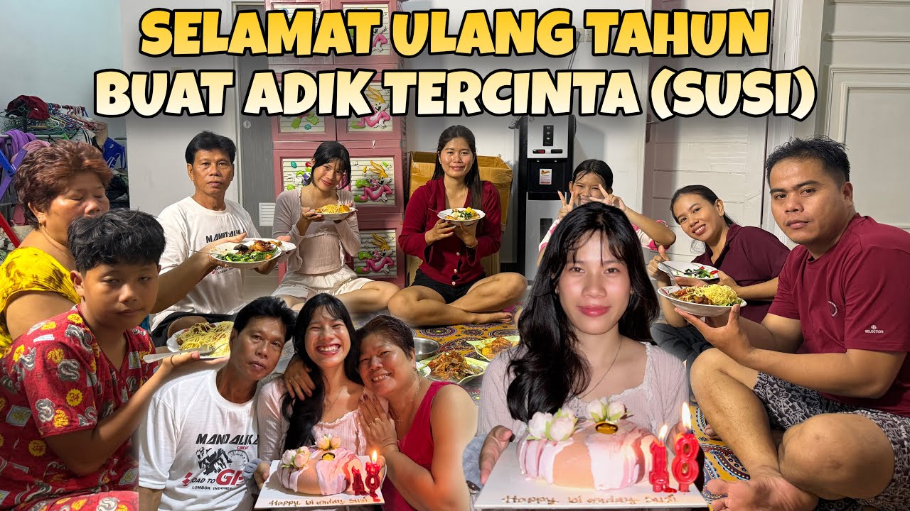 MASAK BEBERAPA MENU UNTUK MAKAN BERSAMA DI ULANG TAHUN ADIKKU SUSI
