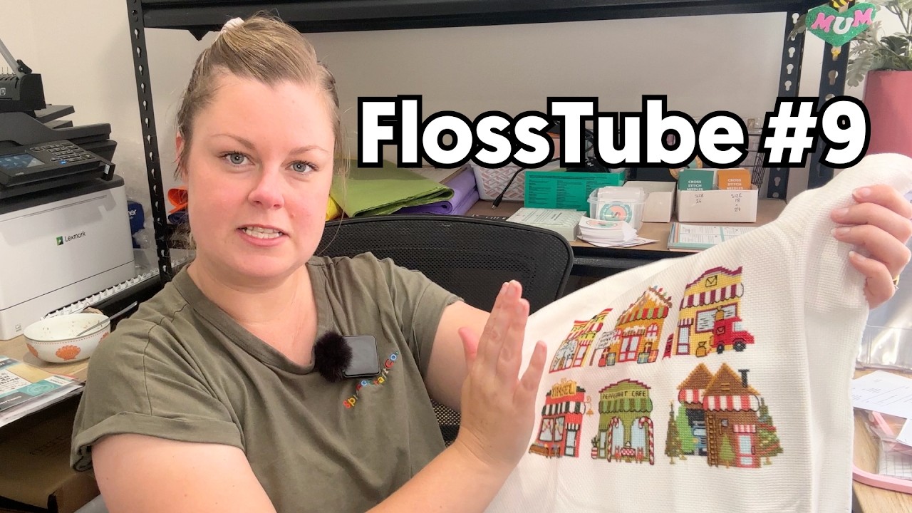 FlossTube #9 | Текущие проекты + Предварительный просмотр подписного бокса на следующий квартал 👀
