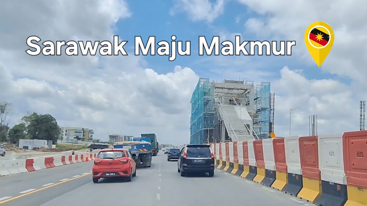 KUCHING SAMARAHAN EXPRESSWAY TO UNIMAS UITM LATEST🎯SARAWAK UPDATE‼️