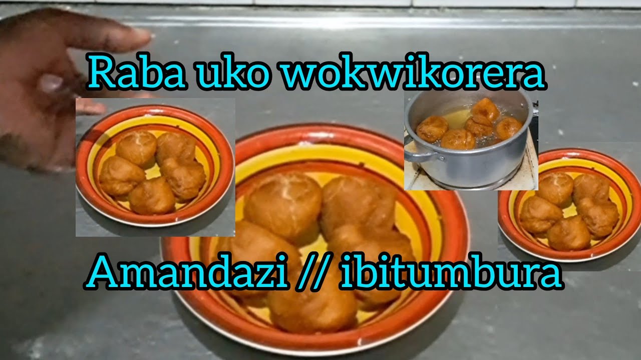 Raba uko wokwikorera Amandazi ibitumbura biryoshe utashizemwo amagi  // see how to make doughnuts 