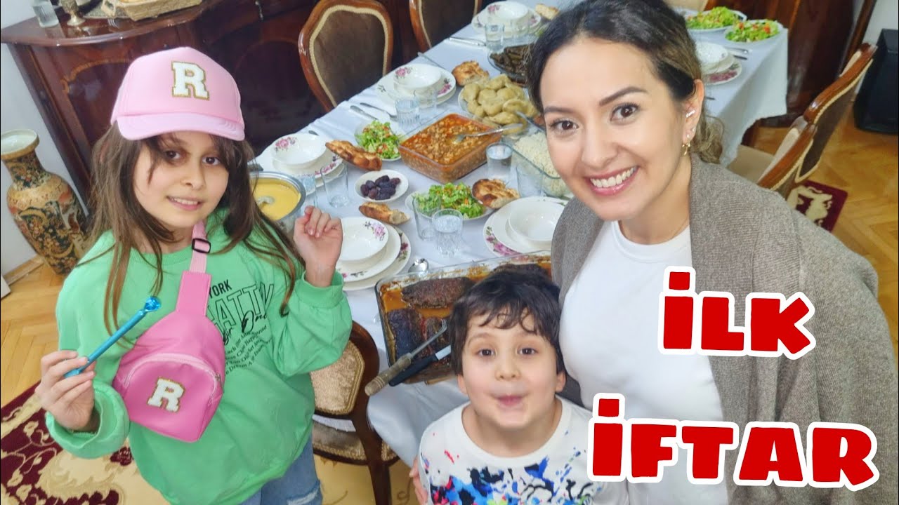 İLK İFTAR VLOG ! RÜYA İLK ORUCUNU TUTTU !!
