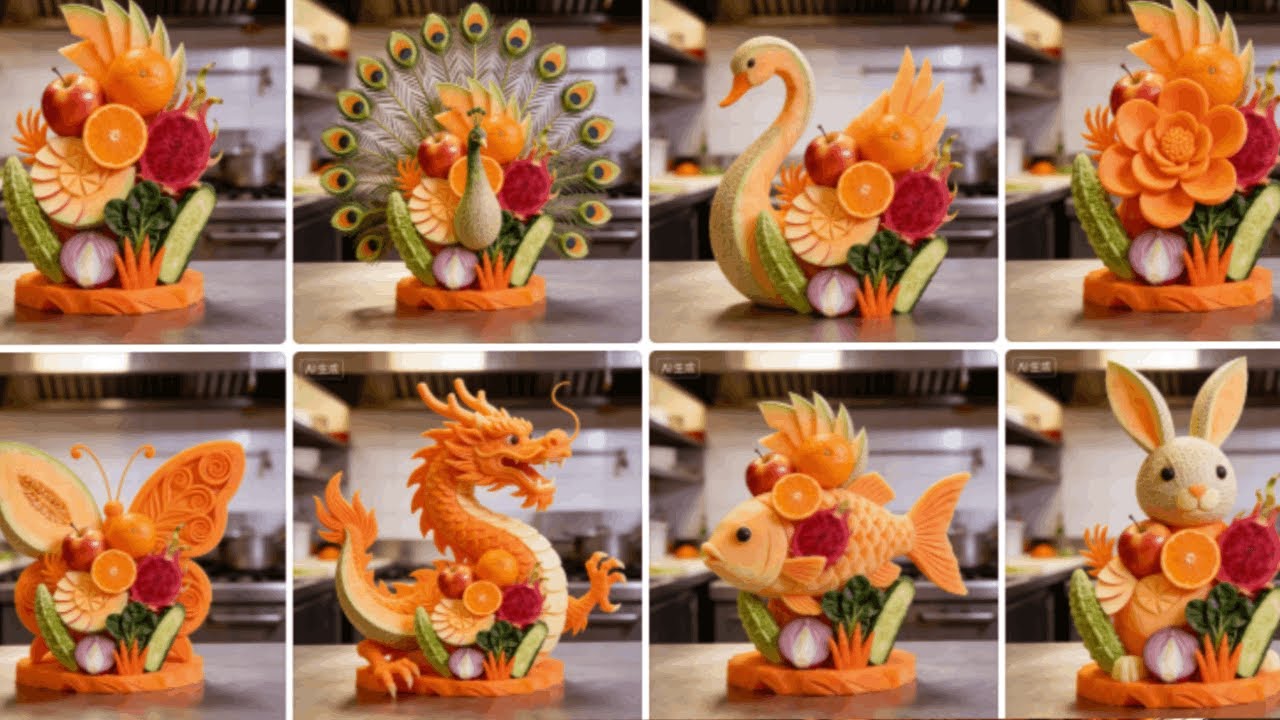 A Five-Star Chef Turns Cucumbers Into Art!