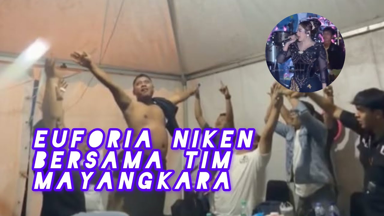 Euforia Niken bersama tim Mayangkara 