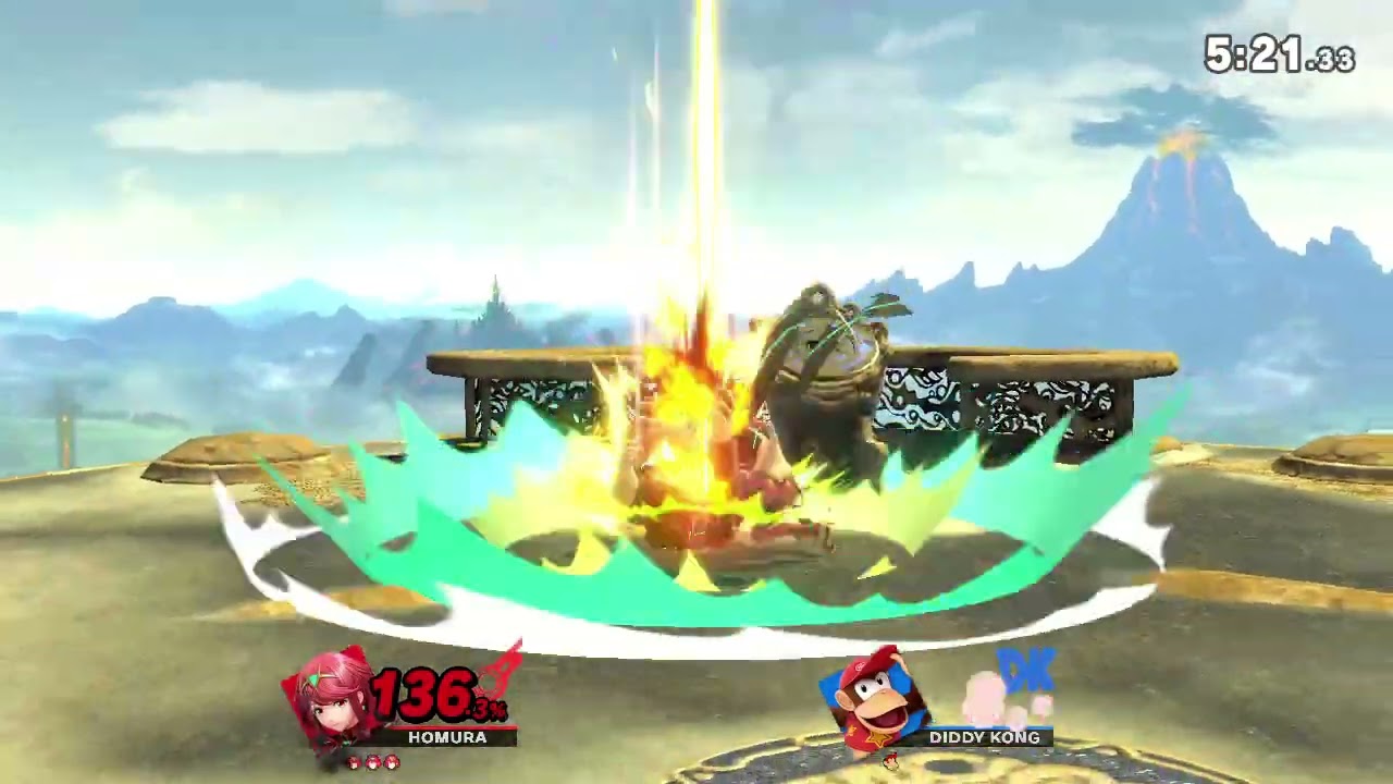 スマブラSP　オンライン対戦　ホムラvsディディーコング