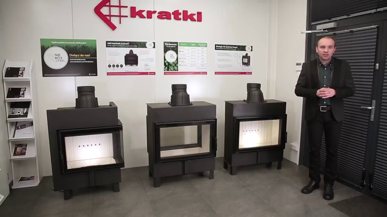 🔥  Kominek LUCY BS SLIM i TUNEL wkłady kominkowe stalowe komineczek.pl kratki
