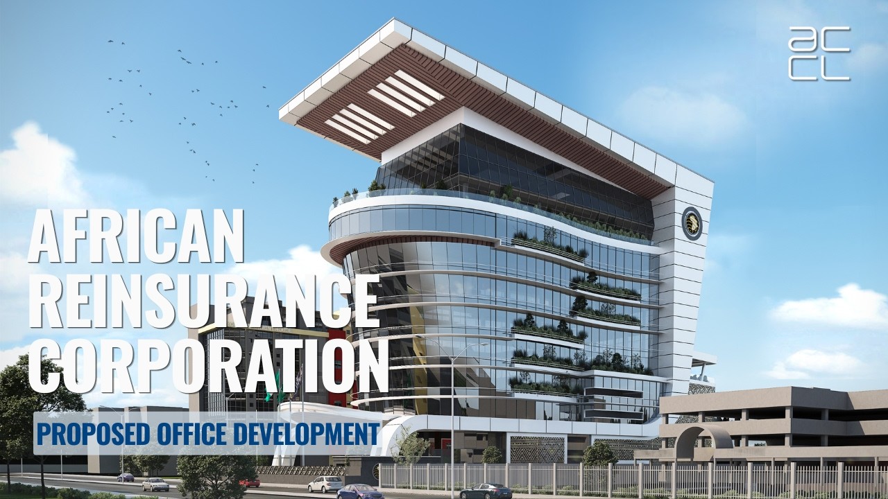 Winning Architectural design by ACCL Architects for Africa Re headoffice, Abuja Nigeria