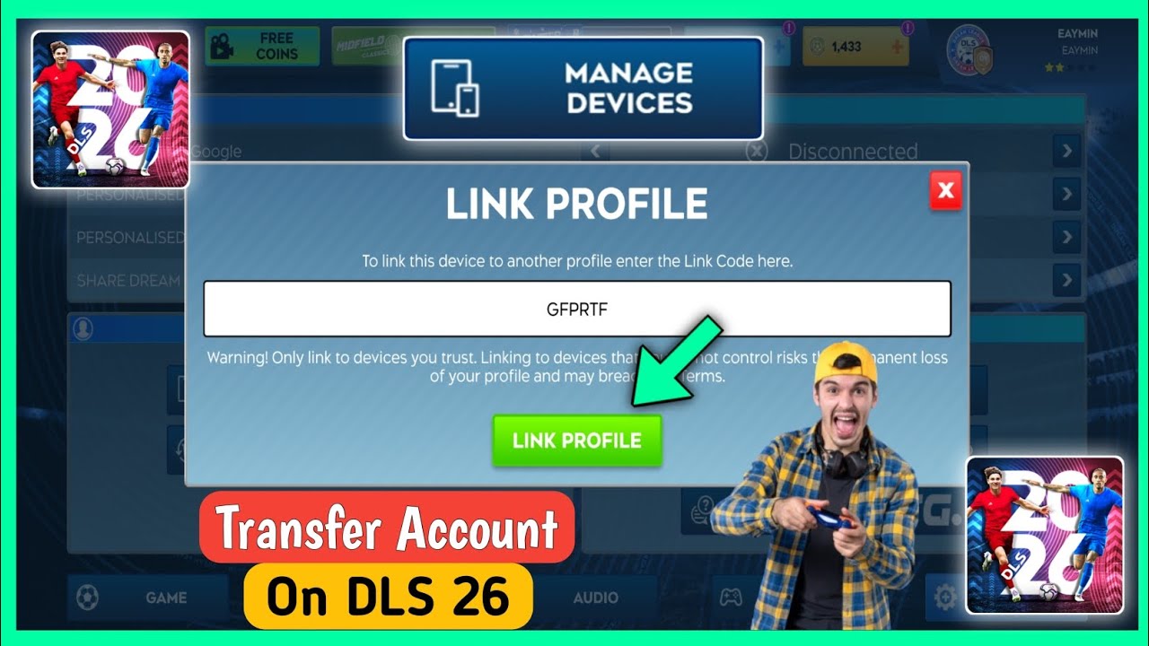DLS 26 | How to Transfer Your Account On DLS26 | Old Device to New Device