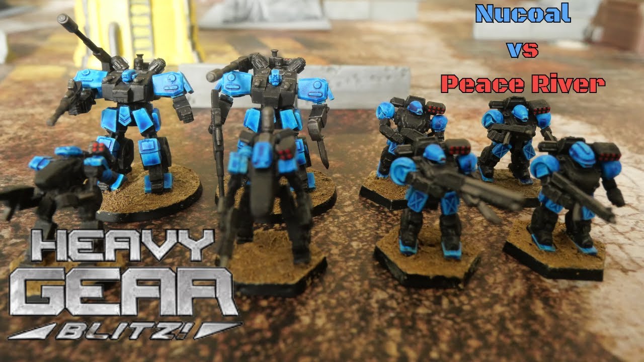Heavy Gear Blitz Battle Report, Nucoal vs Peace River