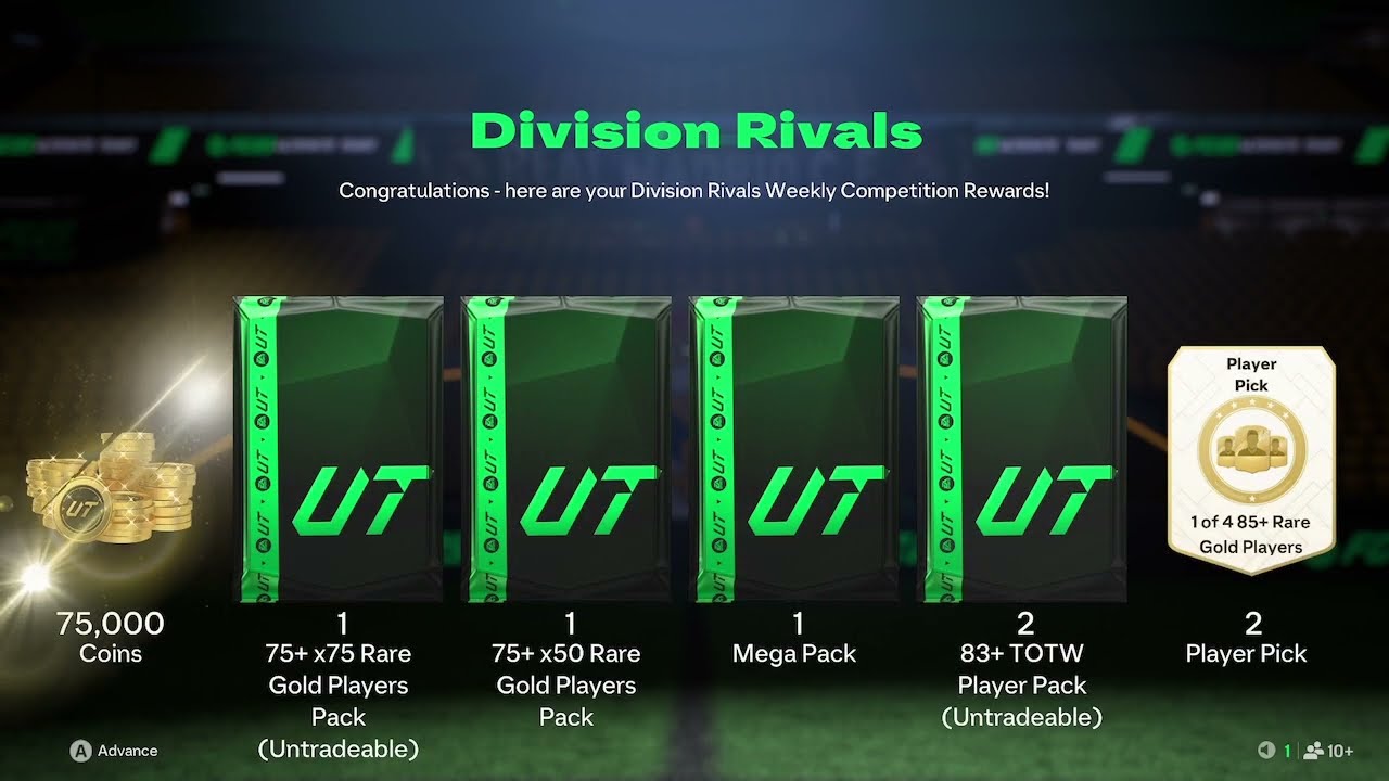 EA FC 25 ELITE DIV RIVALS REWARDS!