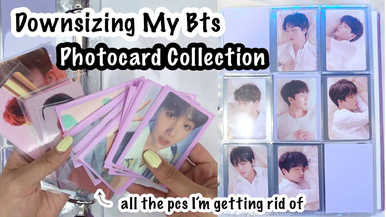 Уменьшаю свою коллекцию фотокарточек BTS | + как я реорганизовал свою папку