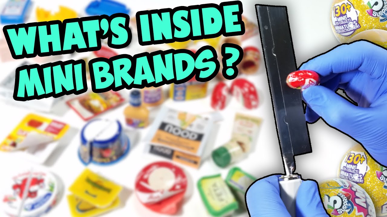 CUTTING & OPENING Mini Brands Series 2 to see WHAT'S INSIDE