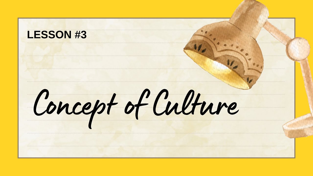 Lesson #3: PART 1/2 Perspectives of Sociologist and Anthropologist regarding Culture