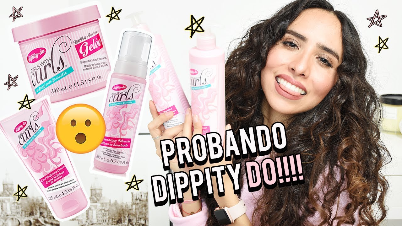 PEINANDO MI CABELLO CON DIPPITY DO + RESEÑA DE TODOS LOS PRODUCTOS 🔥 attalia dasbel