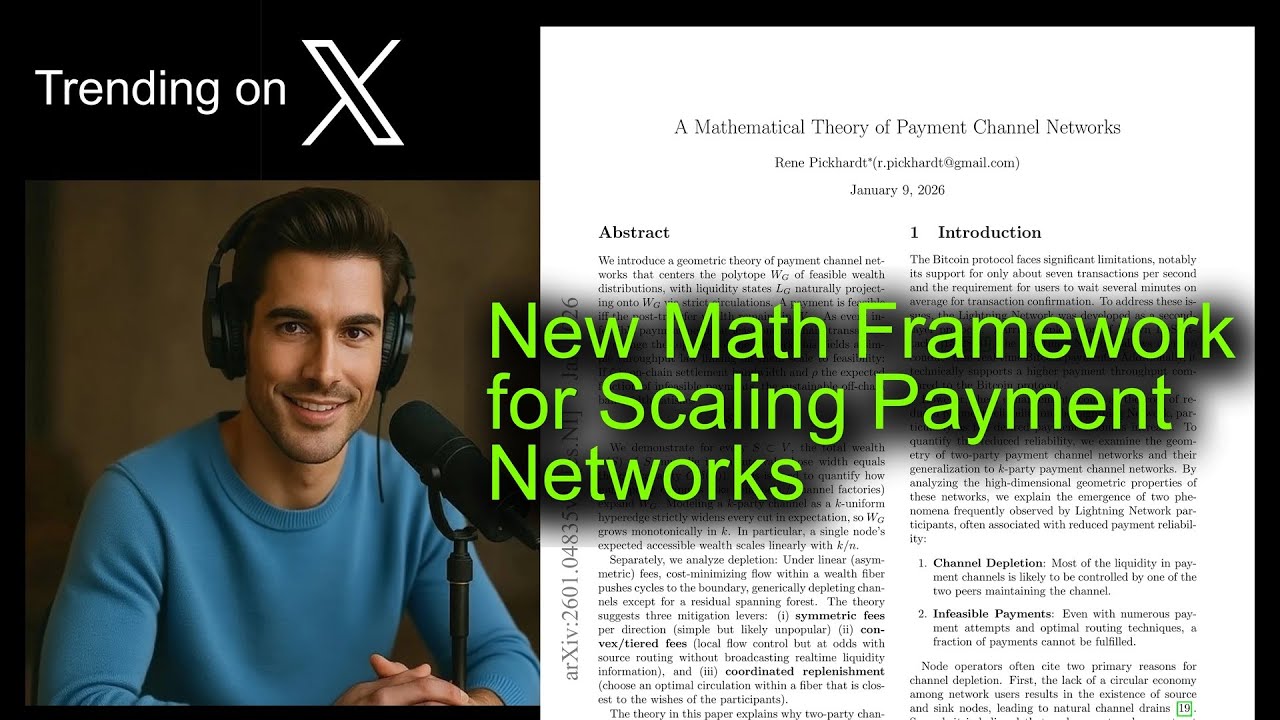New Math Framework for Scaling Payment Networks