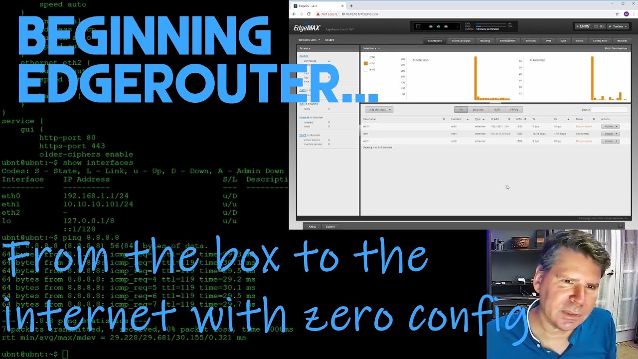 EdgeRouter Ep 1 - Out of the box to the internet with zero config